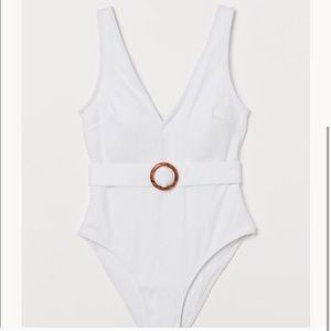 H&M white swimsuit